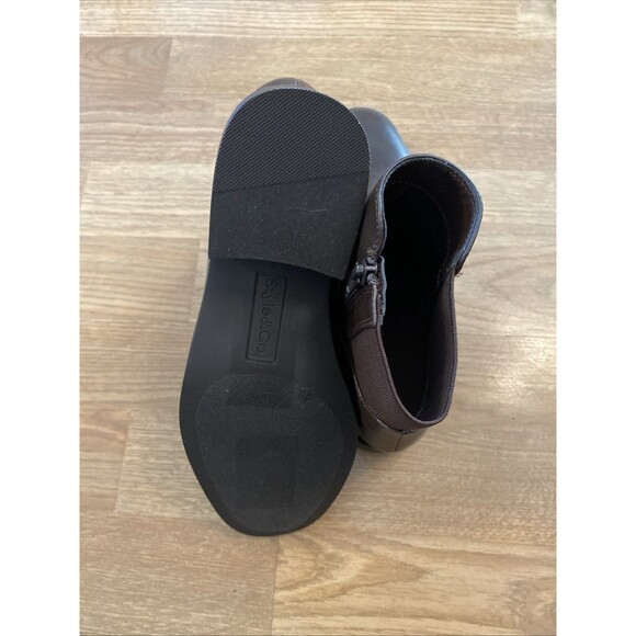 Style & Co Womens Edwinaa Gore Ankle Booties Chocolate Smooth 6M NIB - Picture 12 of 16